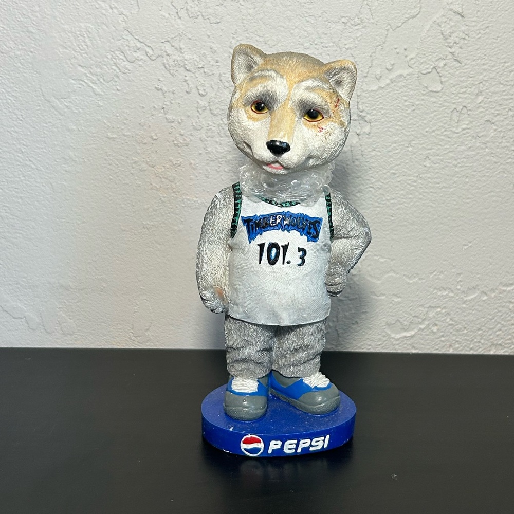 Minnesota Timberwolves NBA Mascot Crunchy Bobblehead Figure SGA